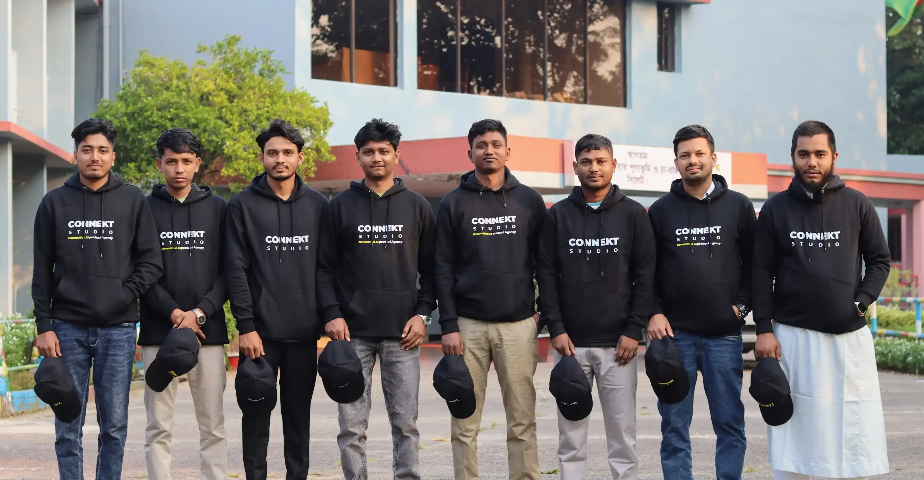 Team group photo at Sylhet company retreat 2024
